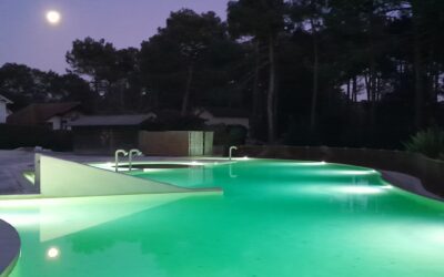 Modernisation d’une piscine de résidence à Lacanau