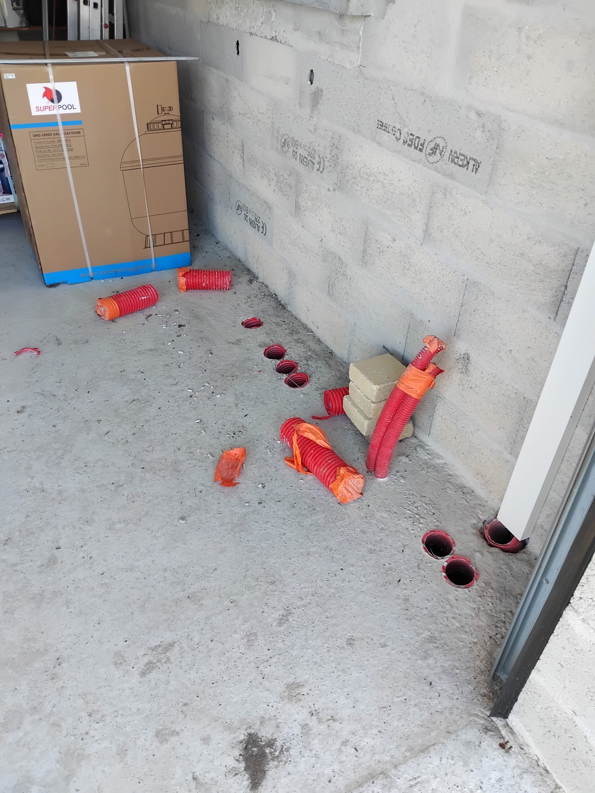 Création local technique à Margaux