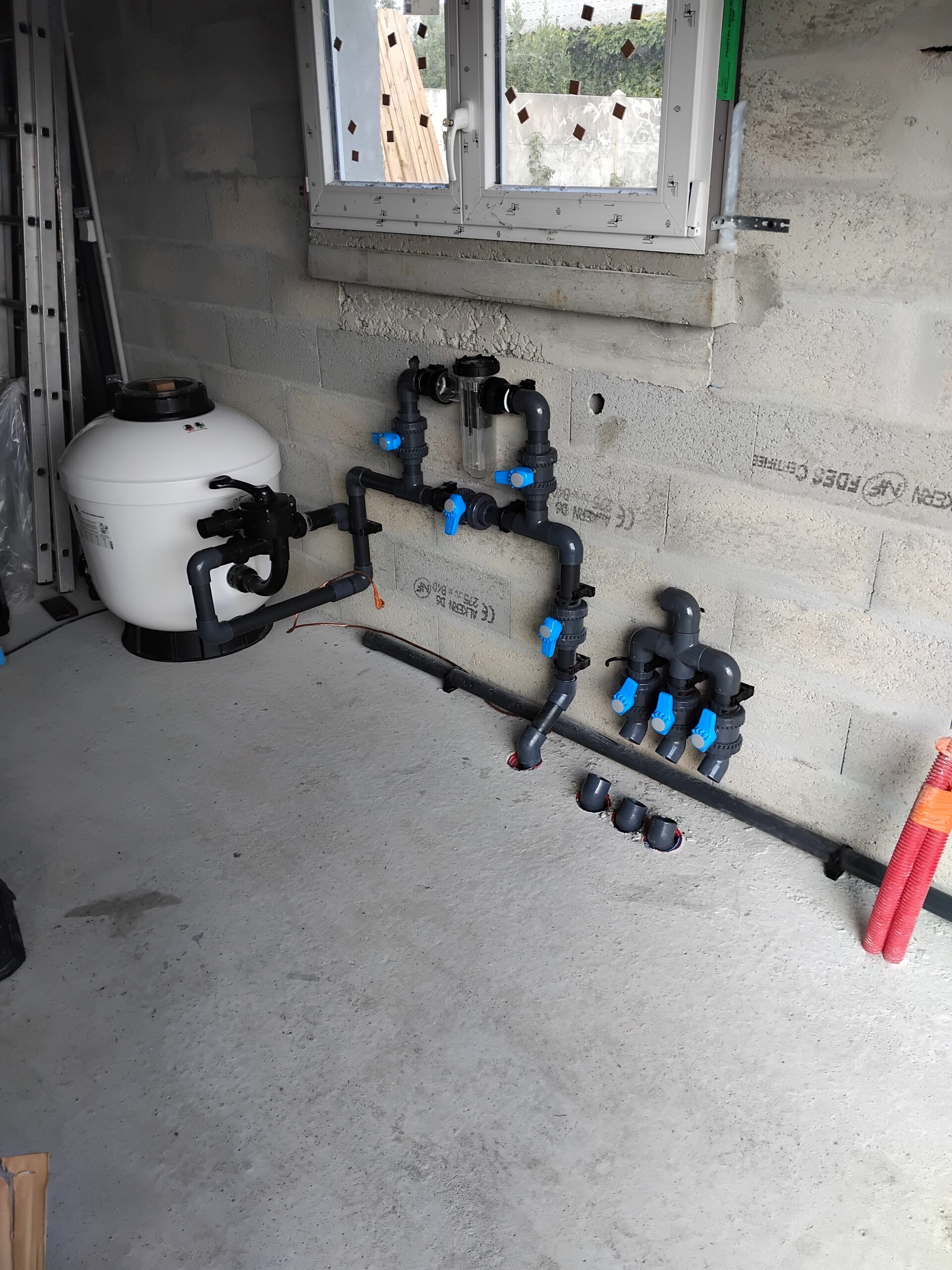 Création local technique à Margaux