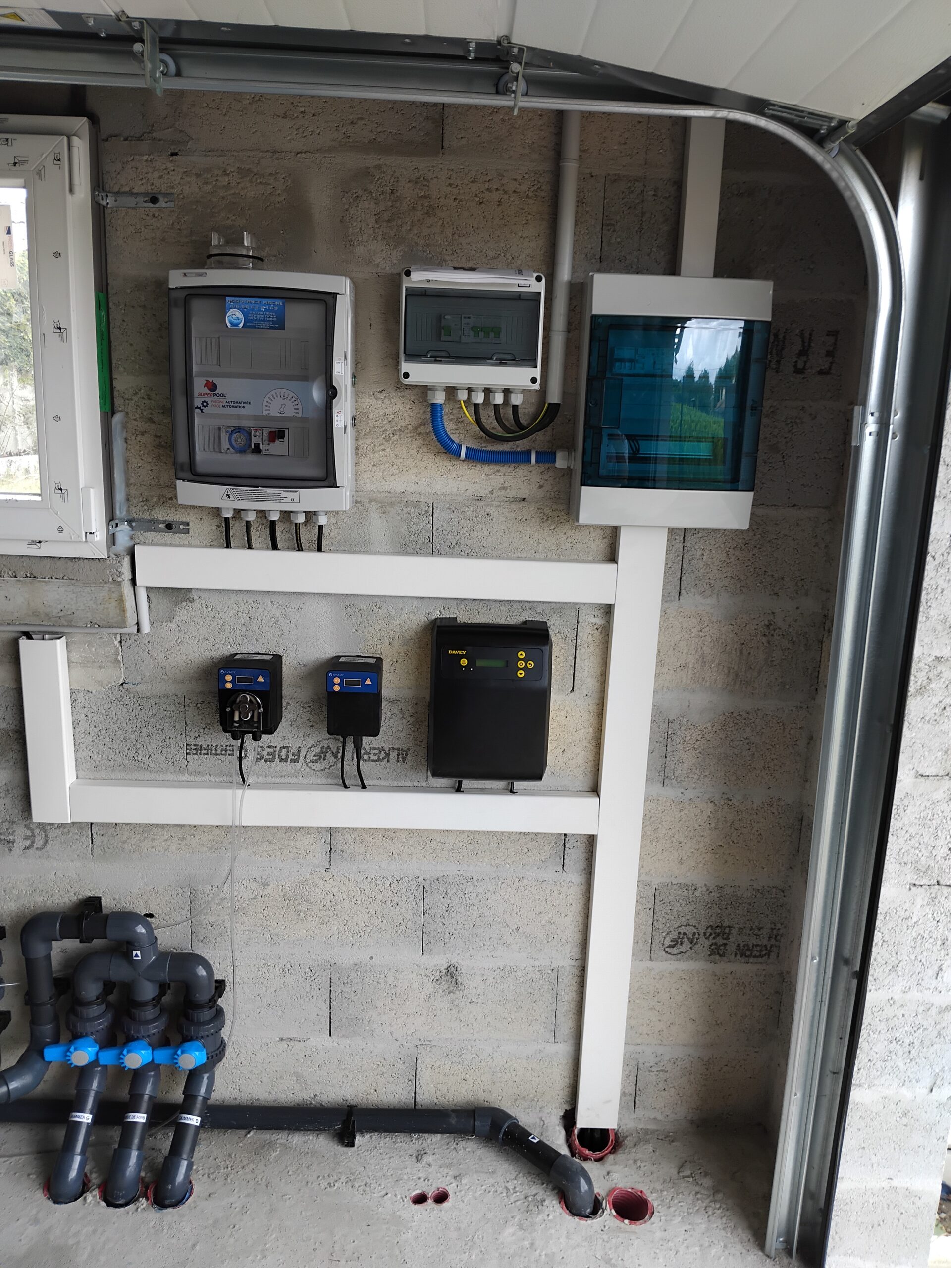 Création local technique à Margaux