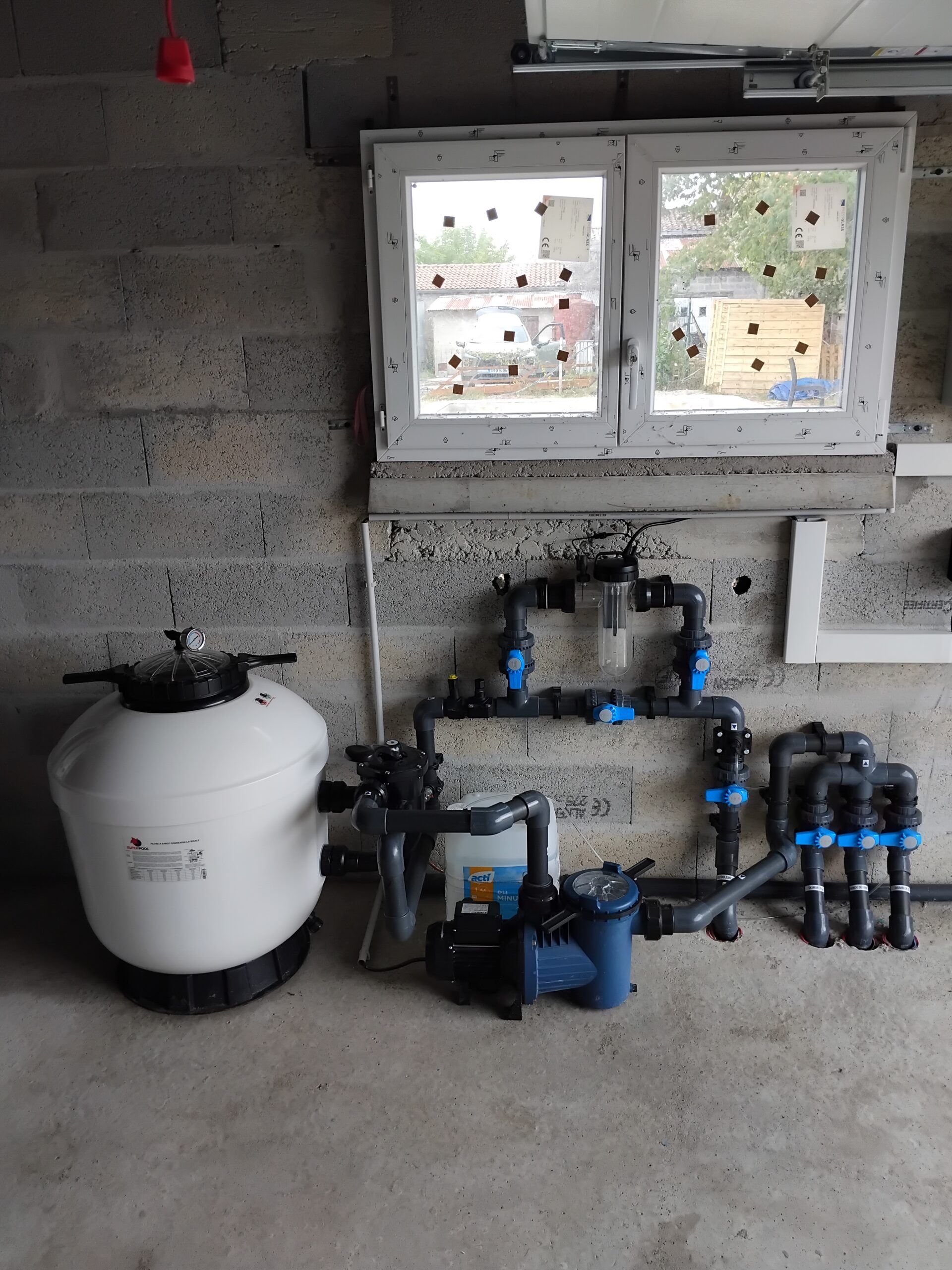 Création local technique à Margaux