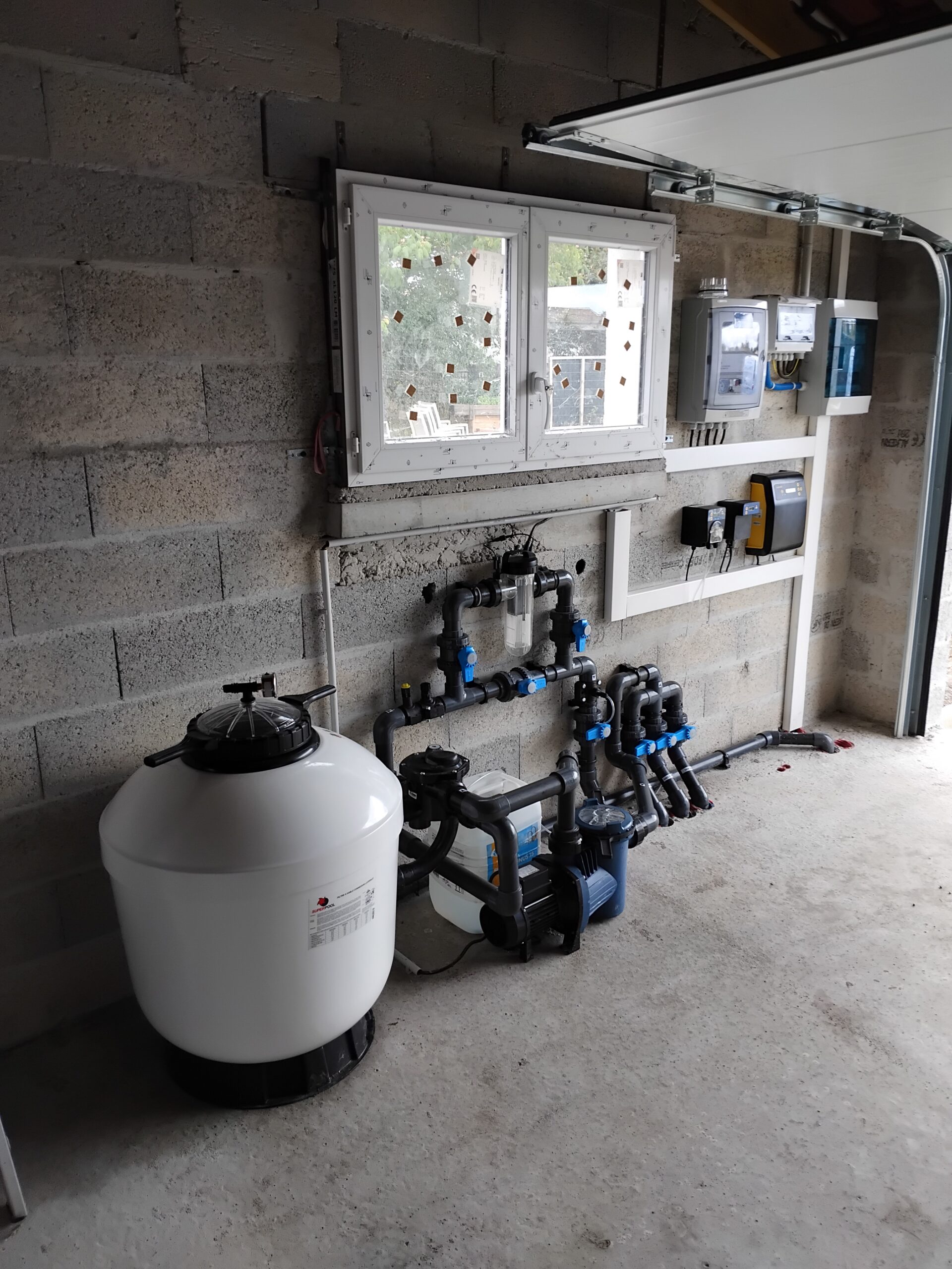 Création local technique à Margaux