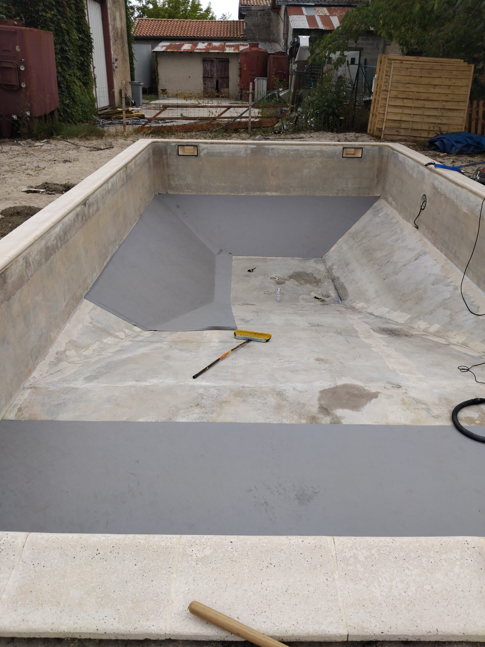 Pose de liner à Margaux