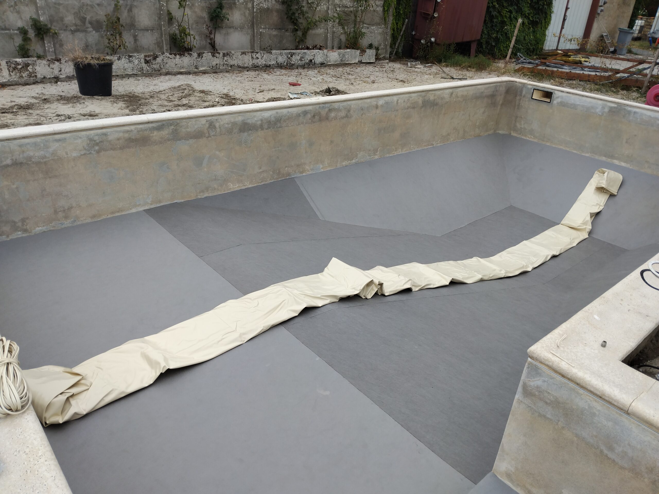 Pose de liner à Margaux