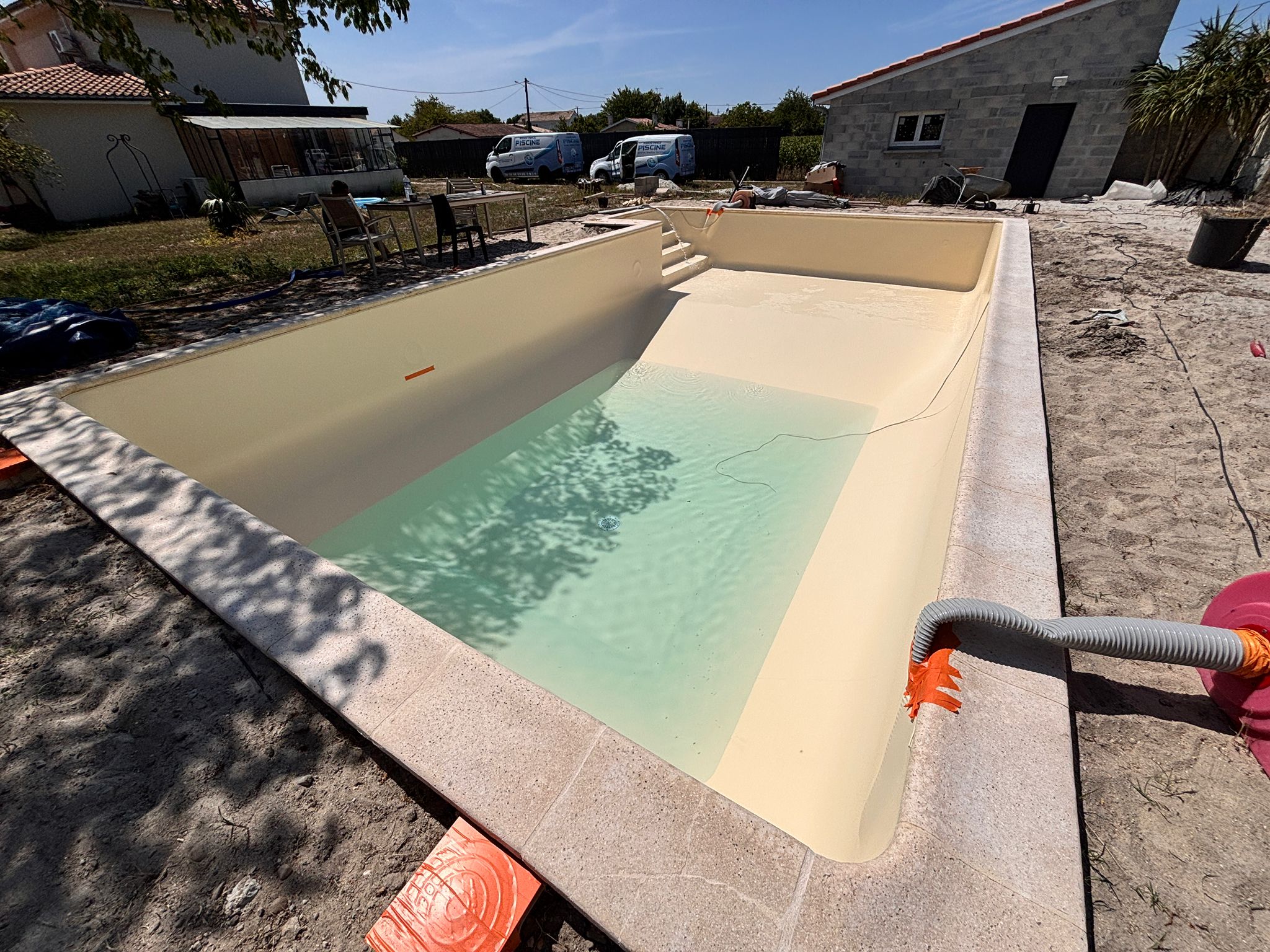 Pose de liner à Margaux