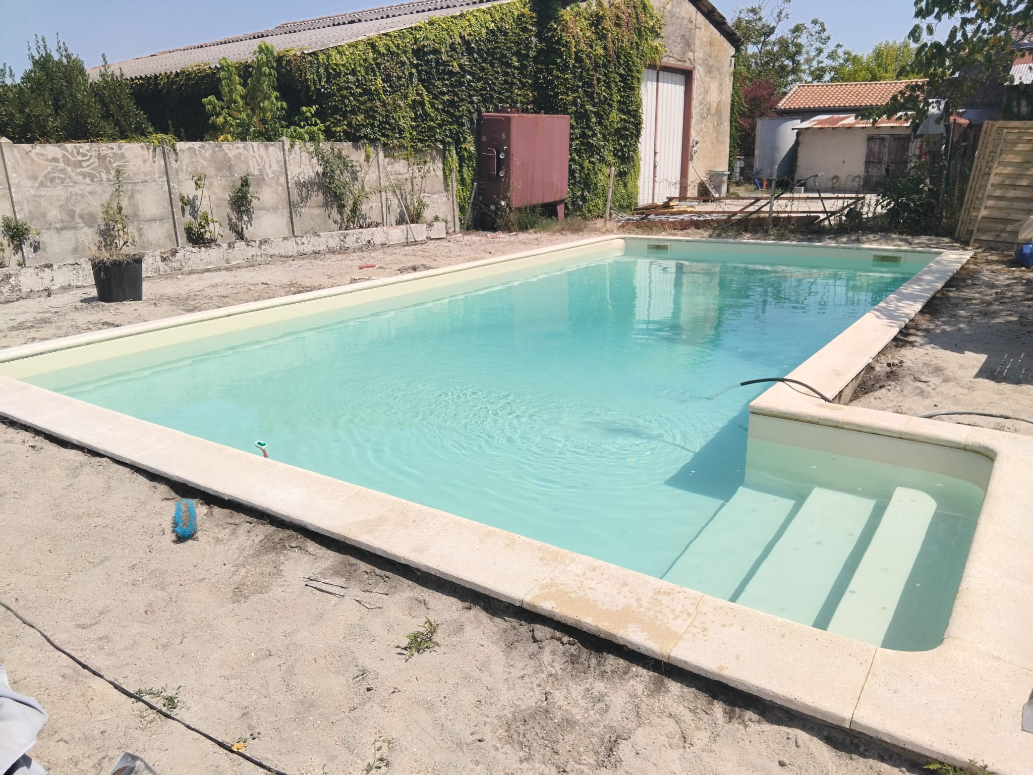 Pose de liner à Margaux