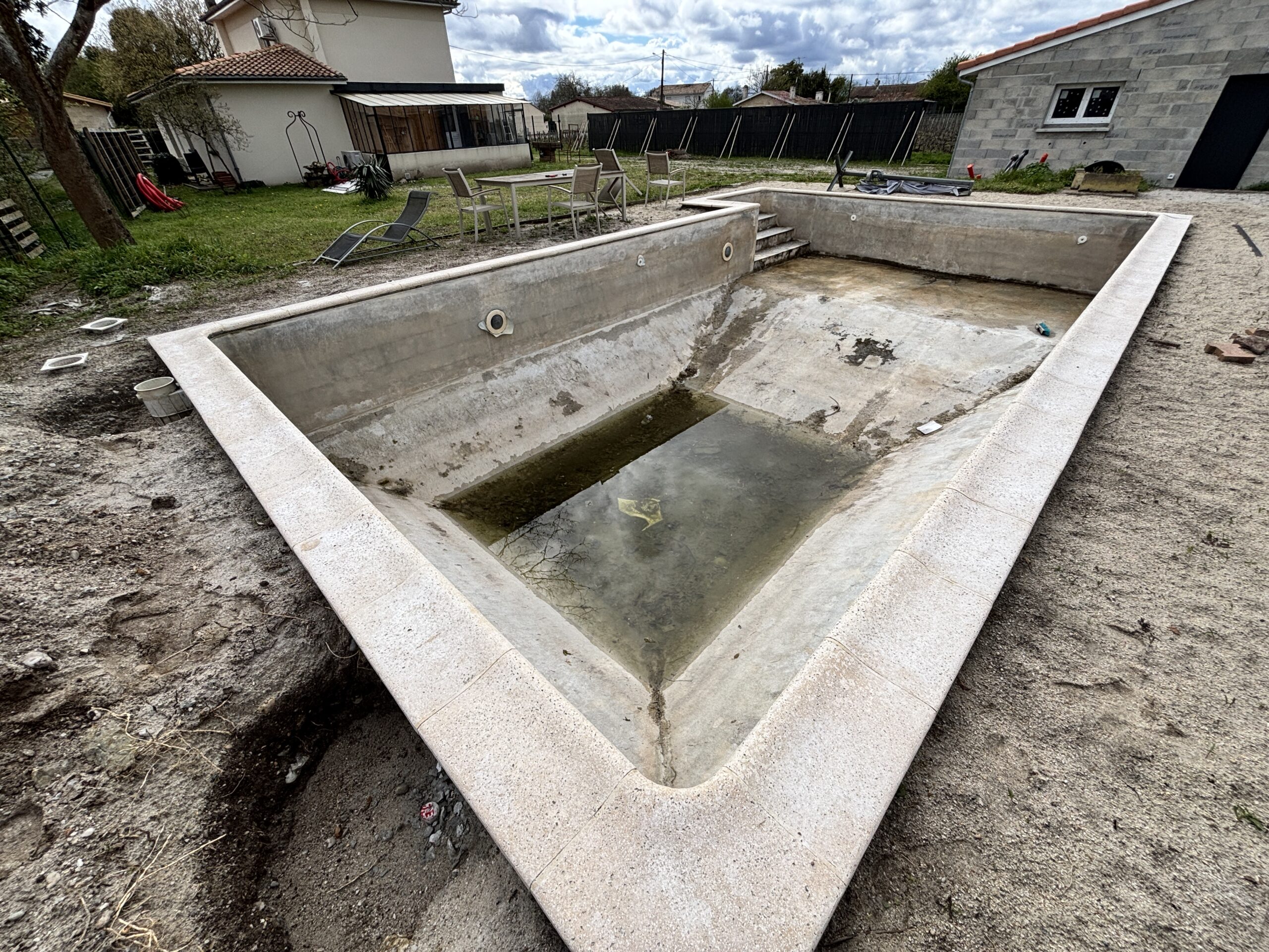 Pose de liner à Margaux
