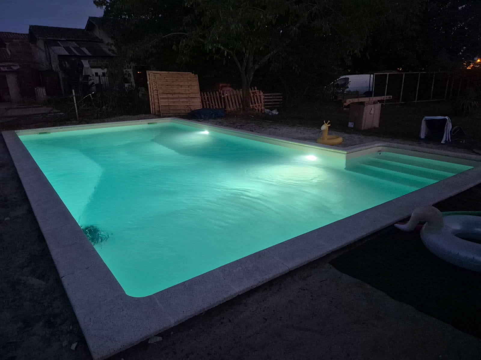 Pose de liner à Margaux