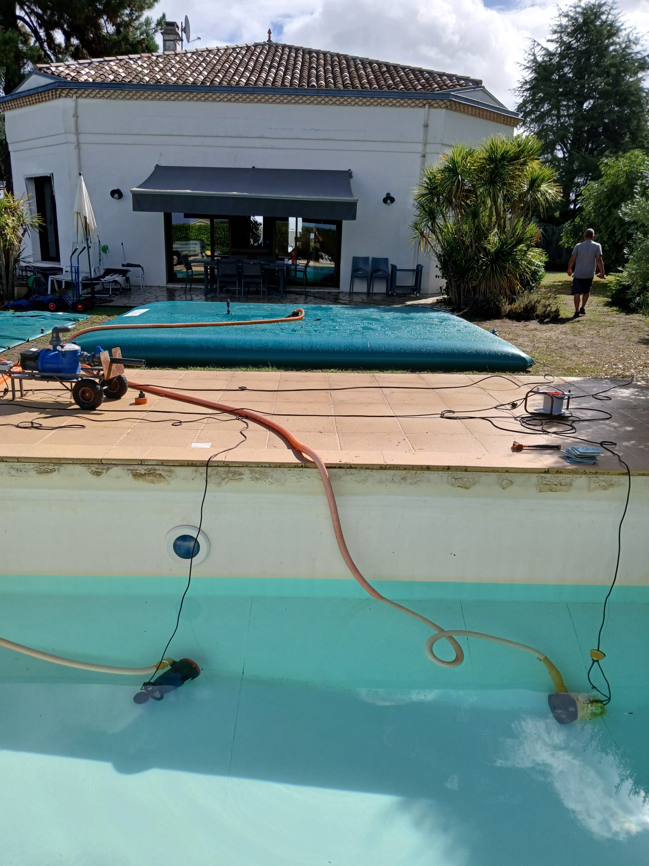 Changement de liner à Avensan