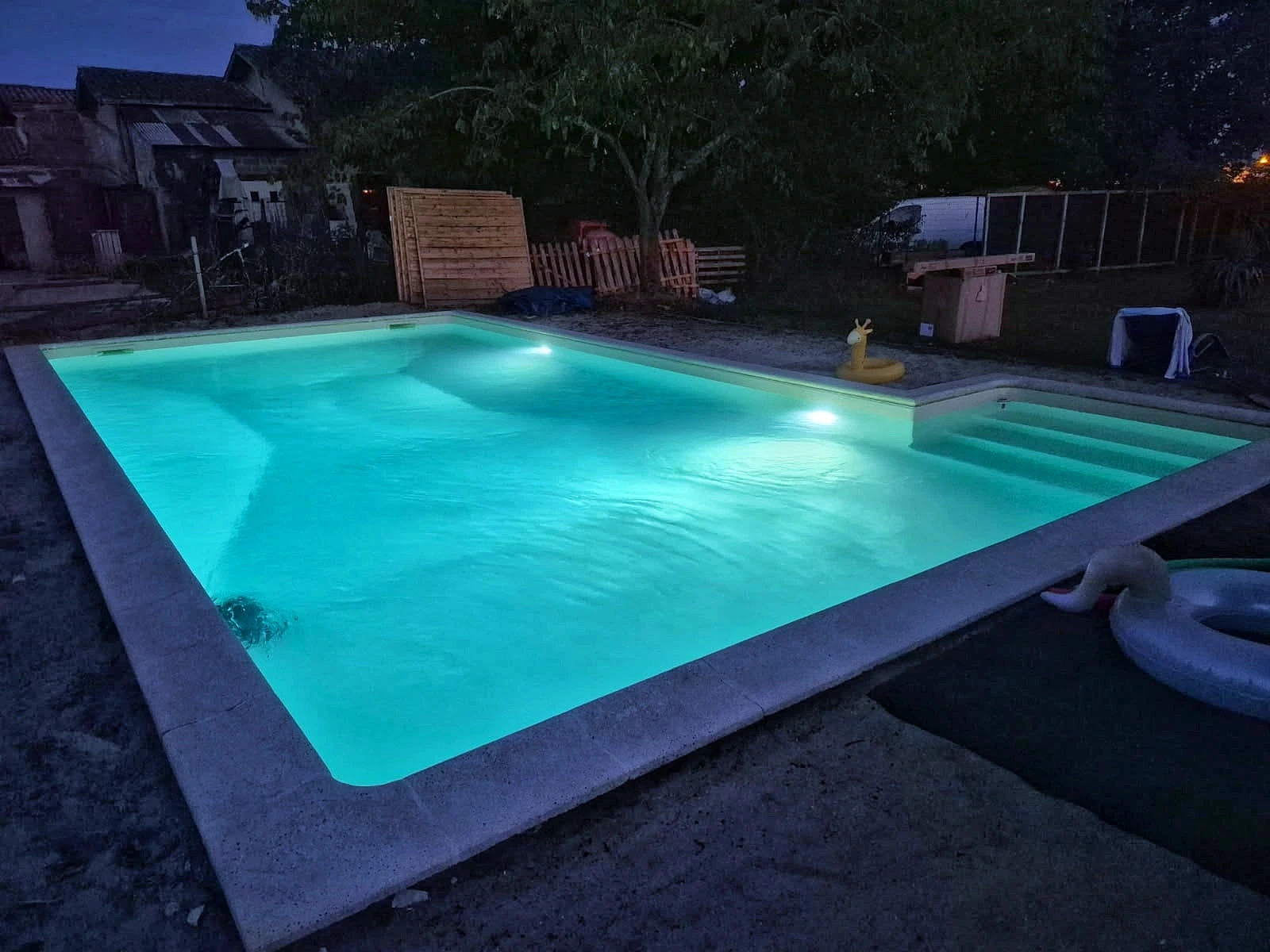Pose de liner à Margaux