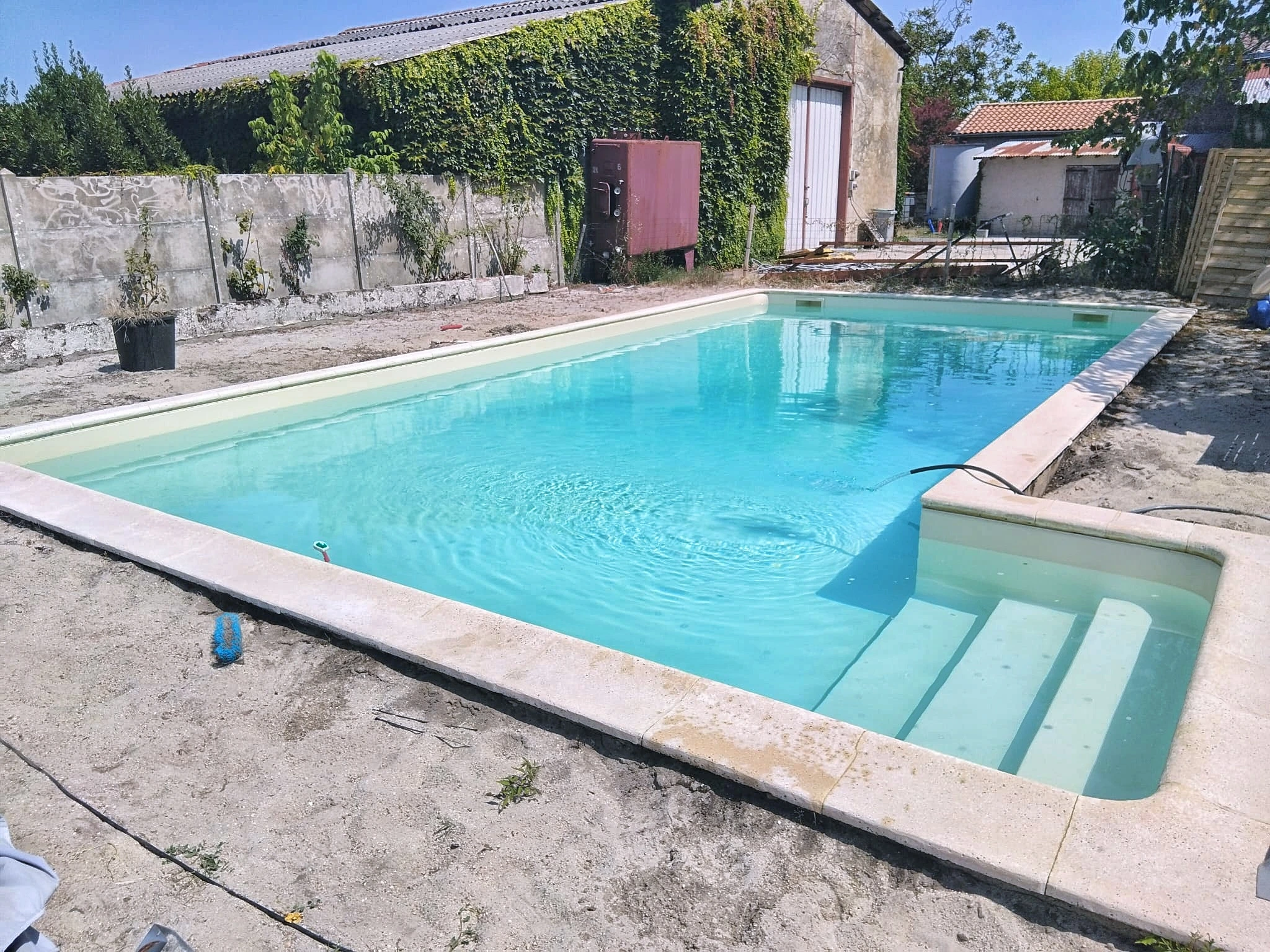 Pose de liner à Margaux