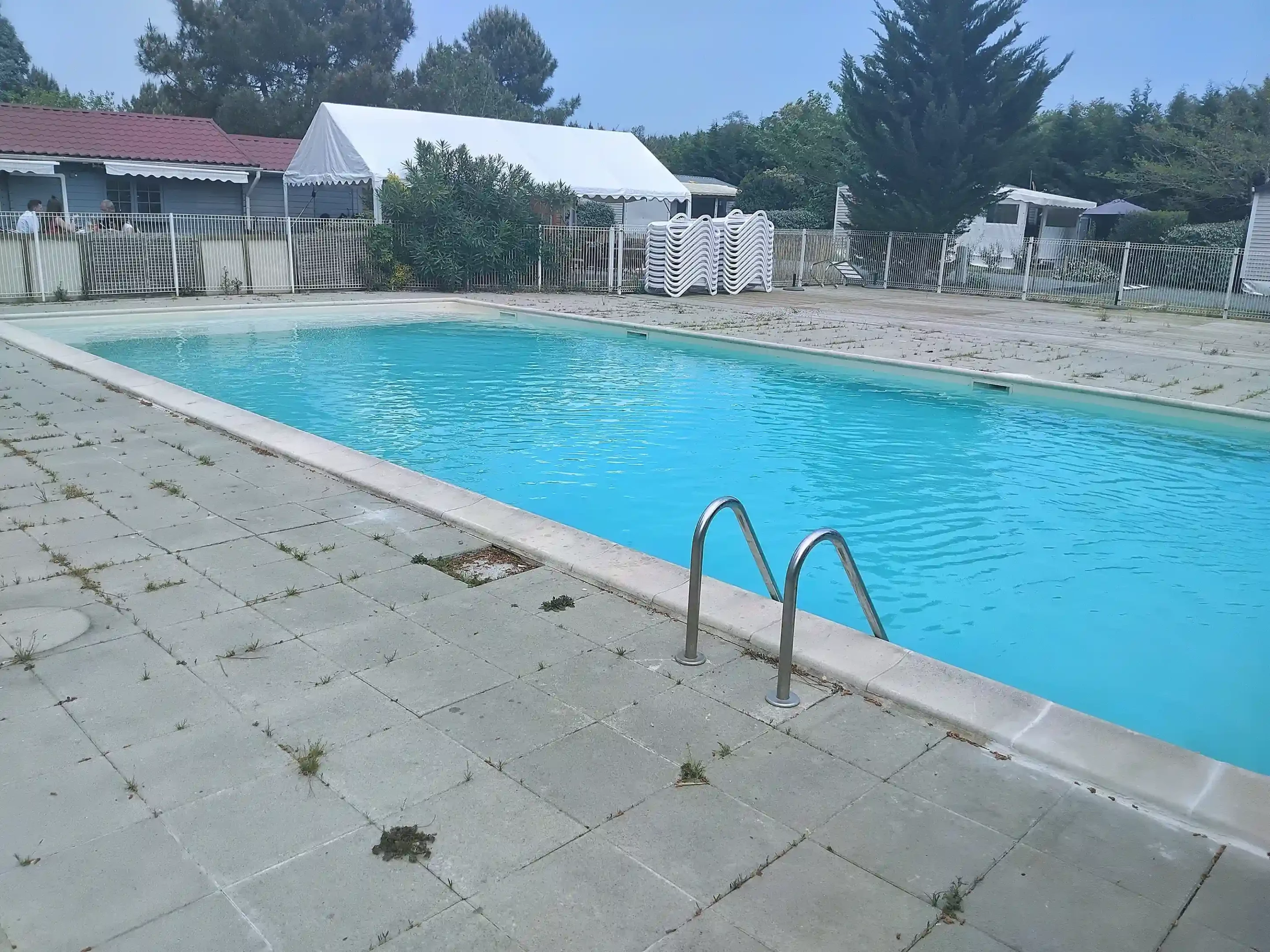 Rénovation piscine du camping à Lacanau