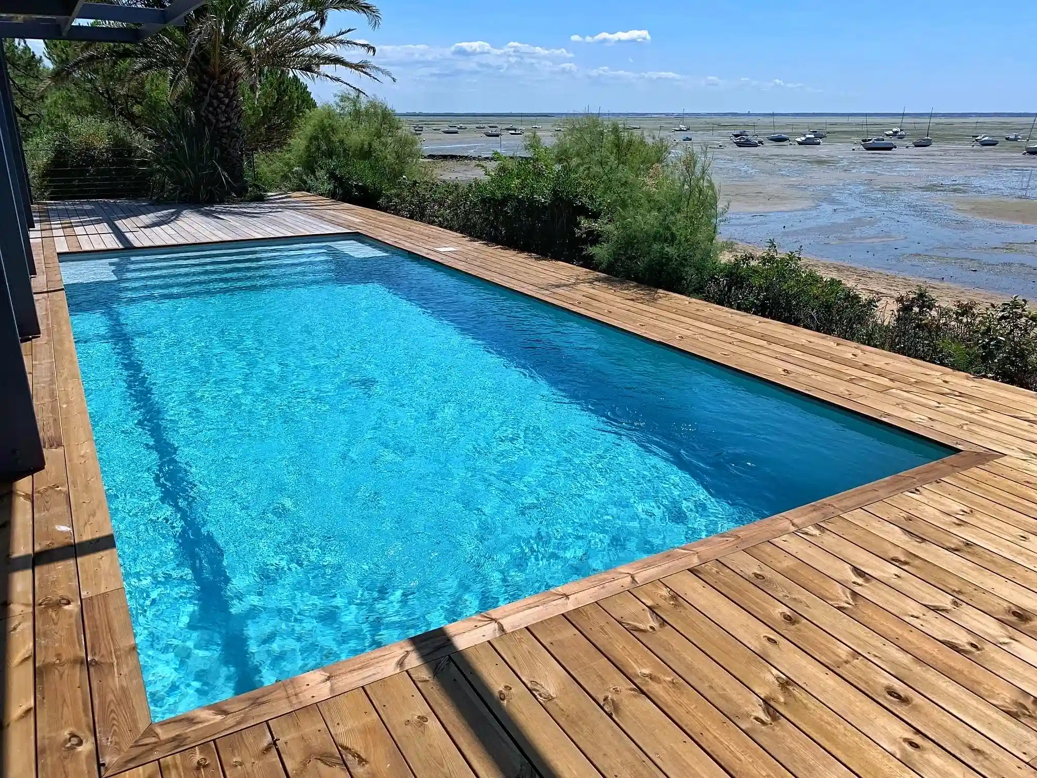 Rénovation complète d'un bassin à Lanton