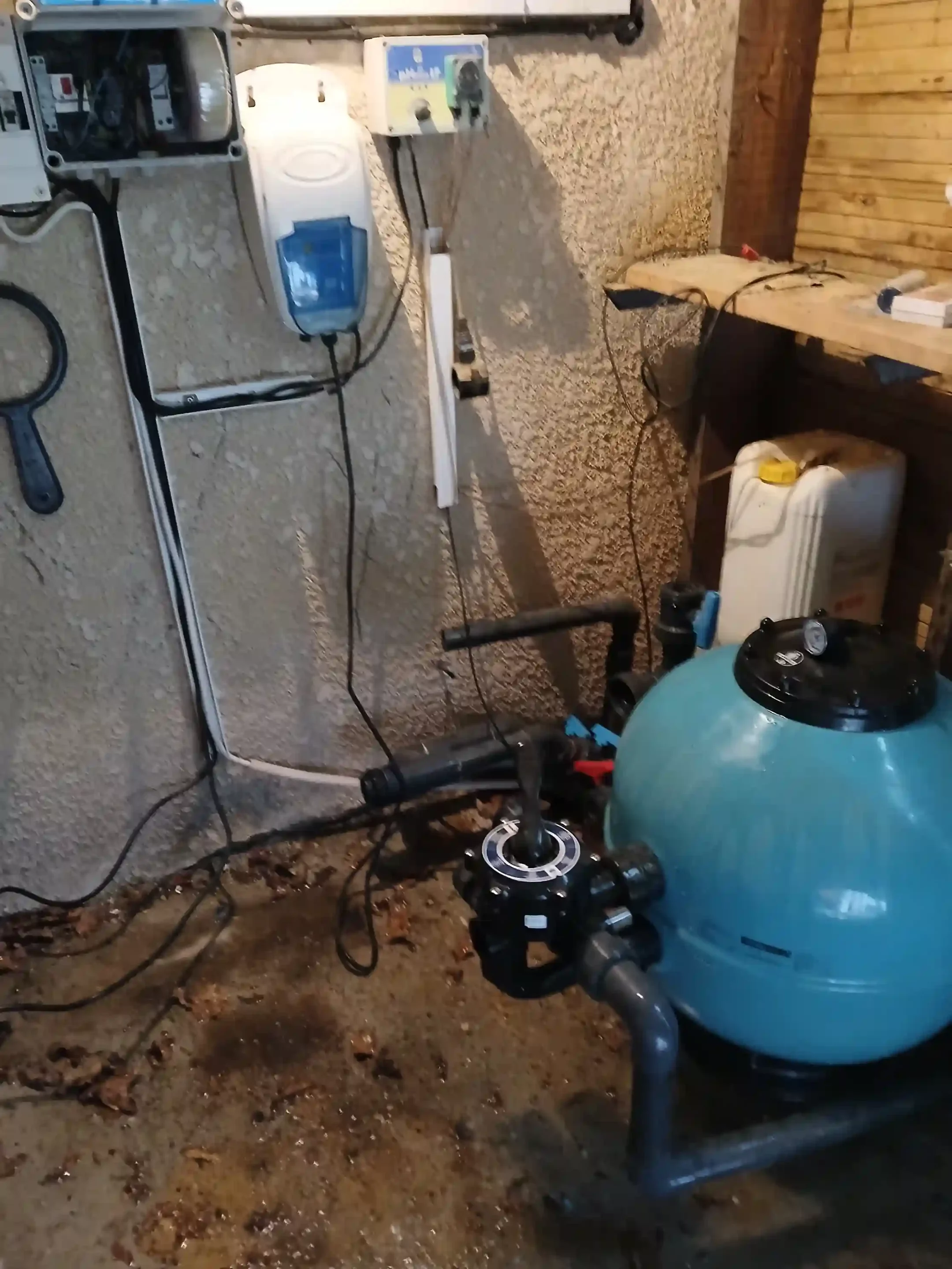 Remise à neuf local technique à Saumos