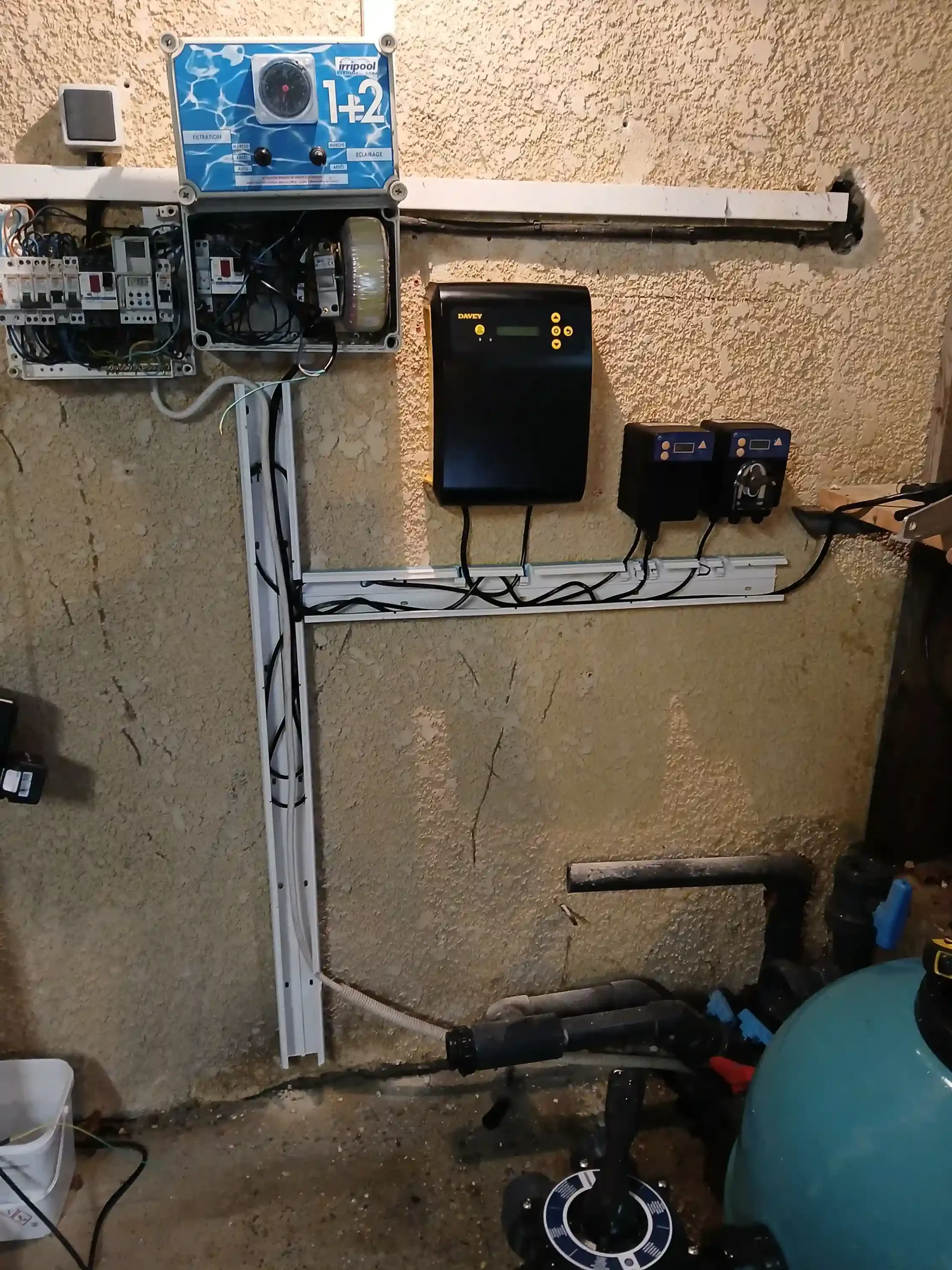 Remise à neuf local technique à Saumos