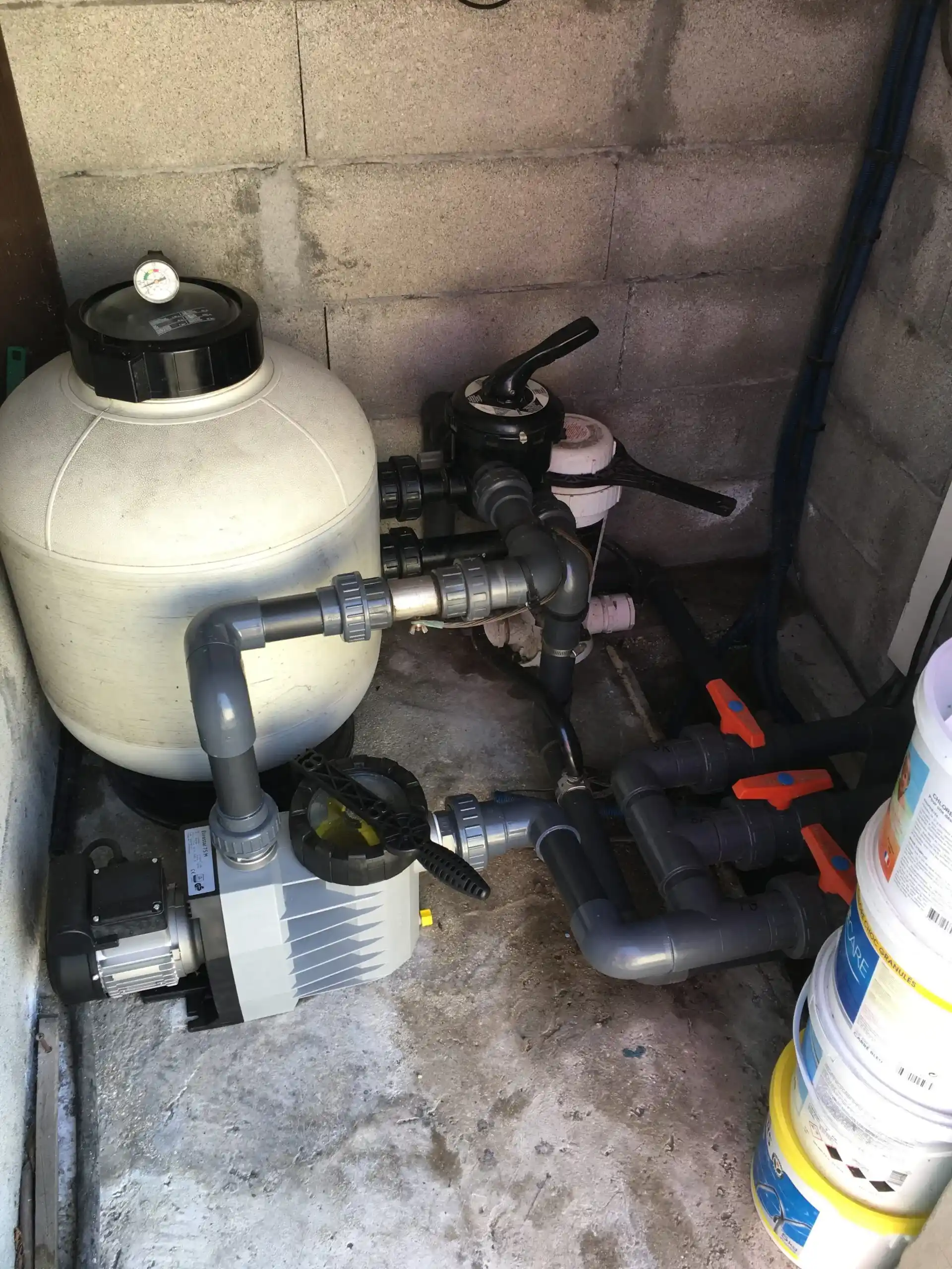 Pompe de filtration à Parempuyre