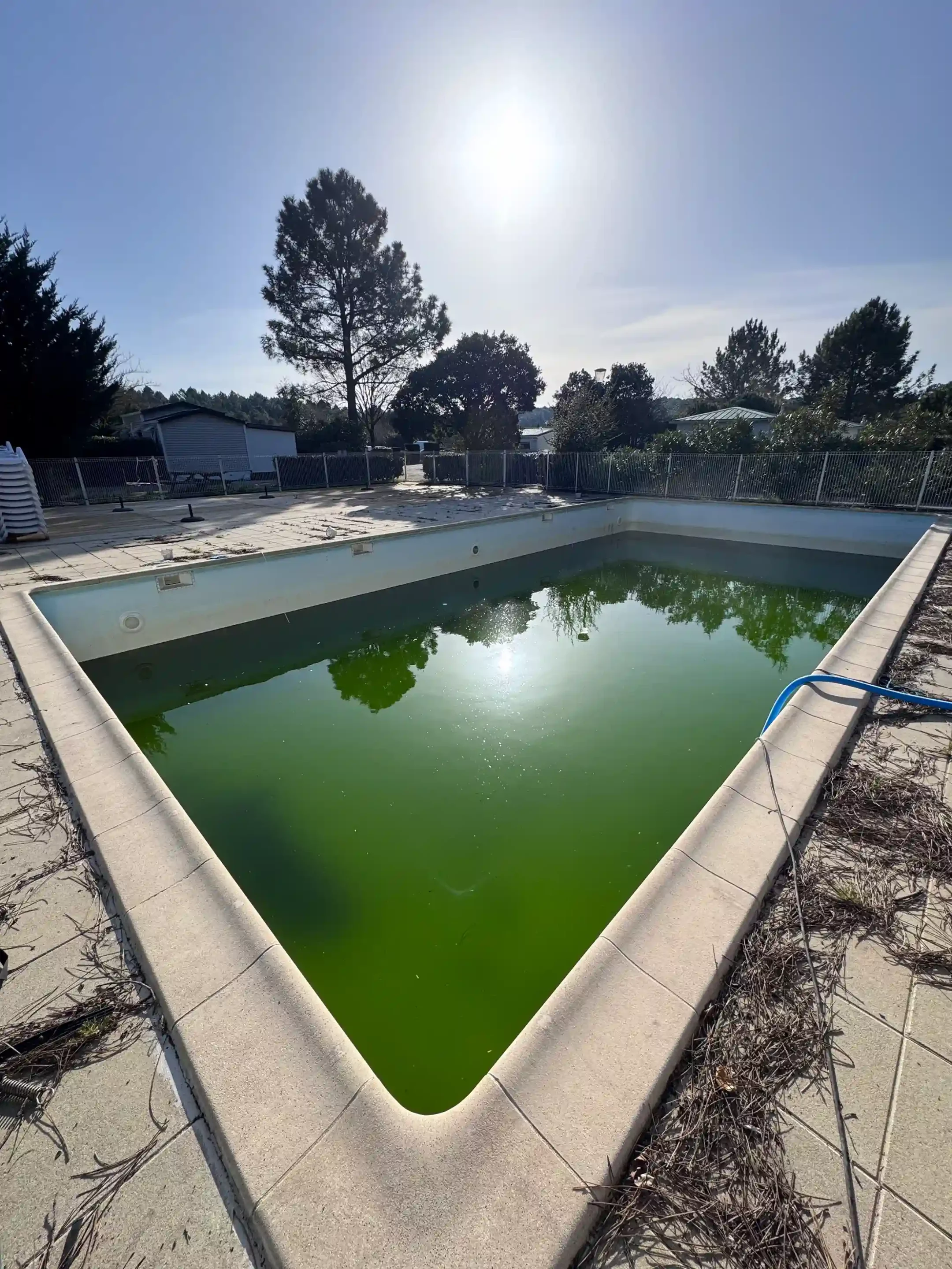 Rénovation piscine du camping à Lacanau