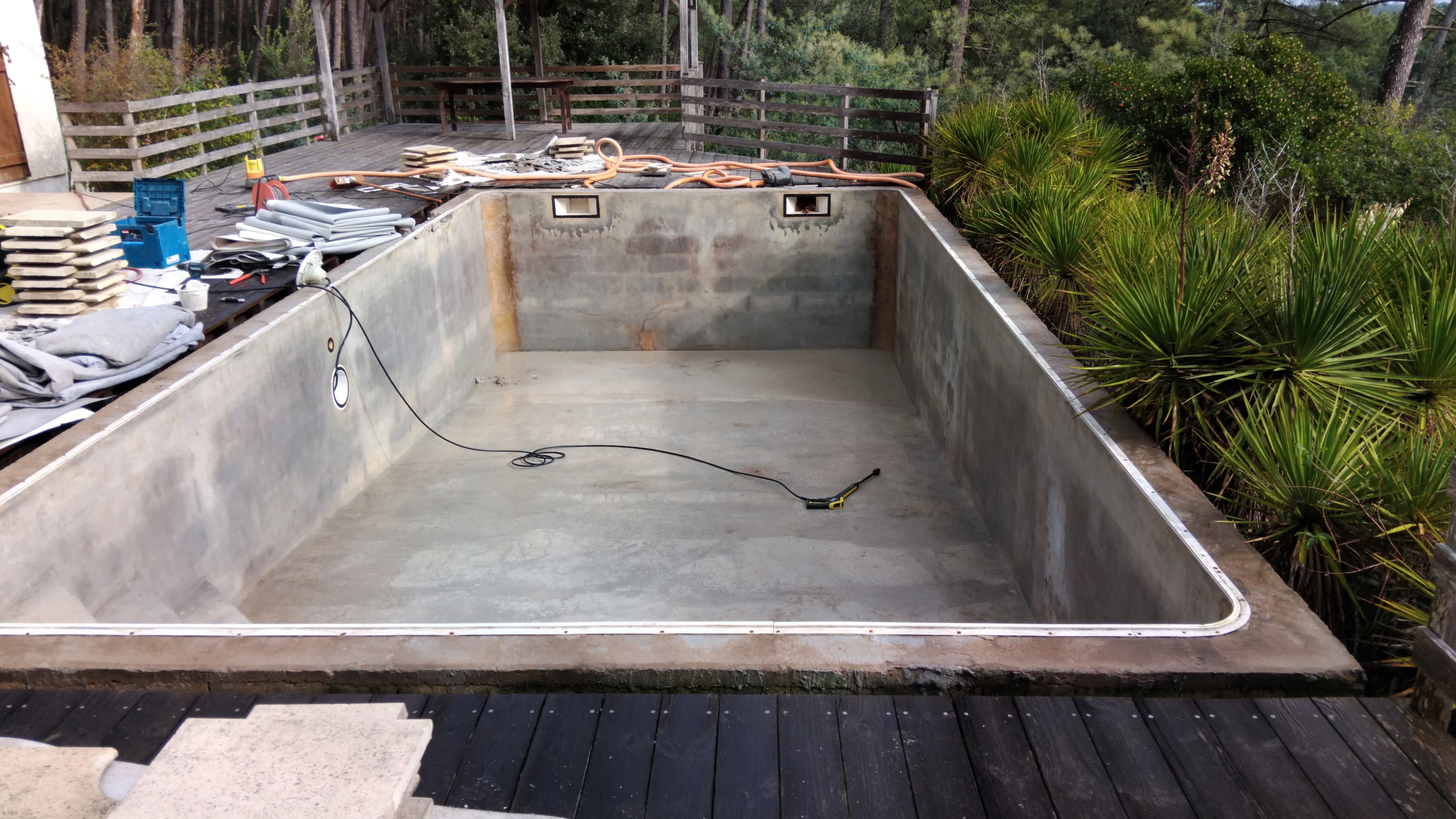 Rénovation piscine Lacanau