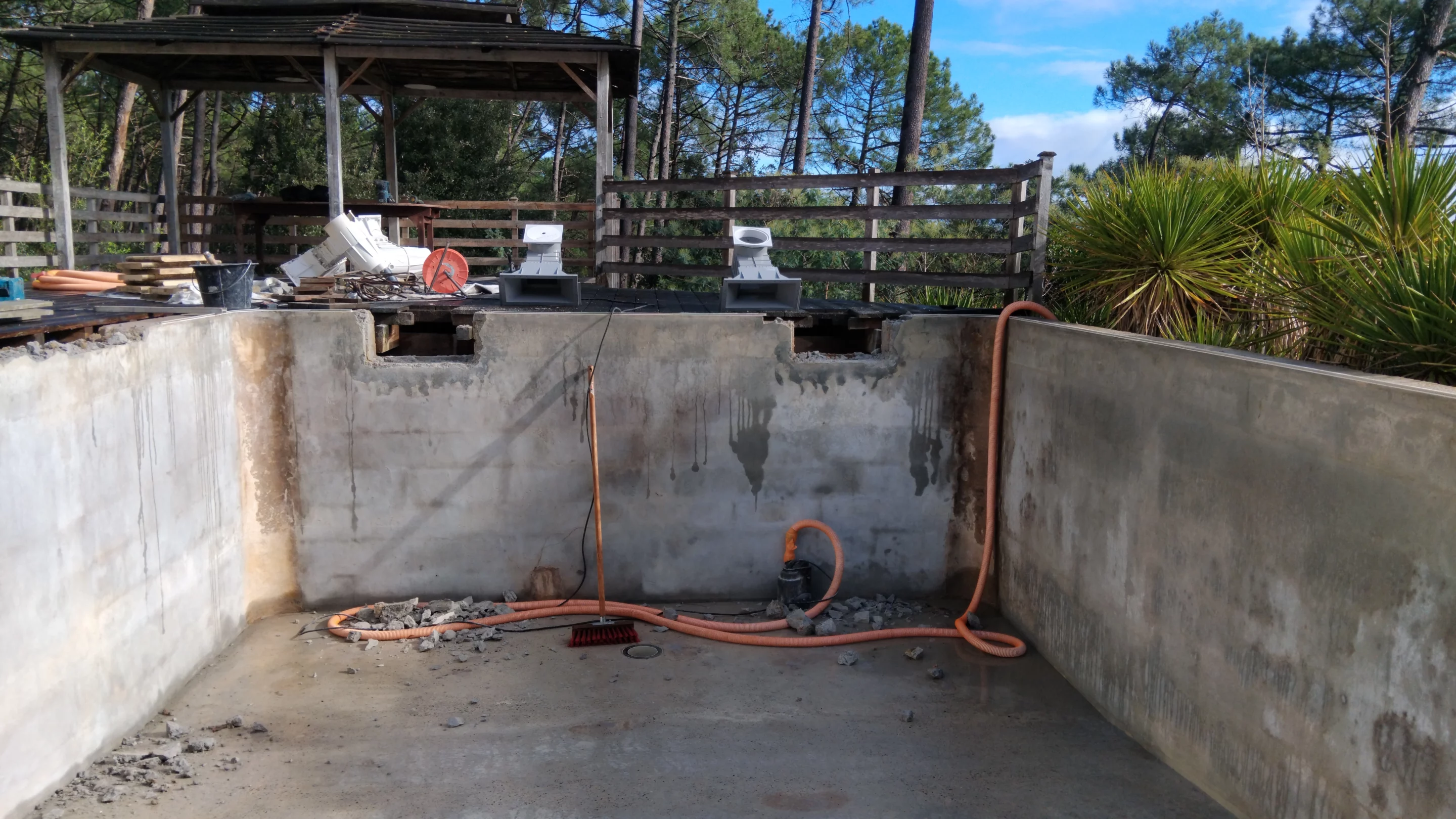 Rénovation piscine Lacanau