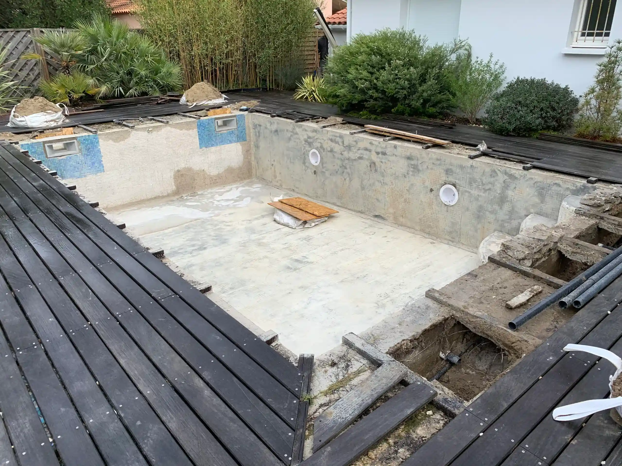 Du carrelage à la membrane à Soulac