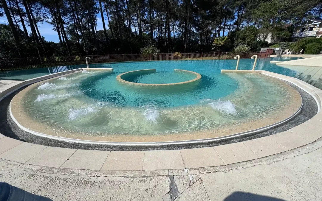 Modernisation d&rsquo;une piscine de résidence à Lacanau