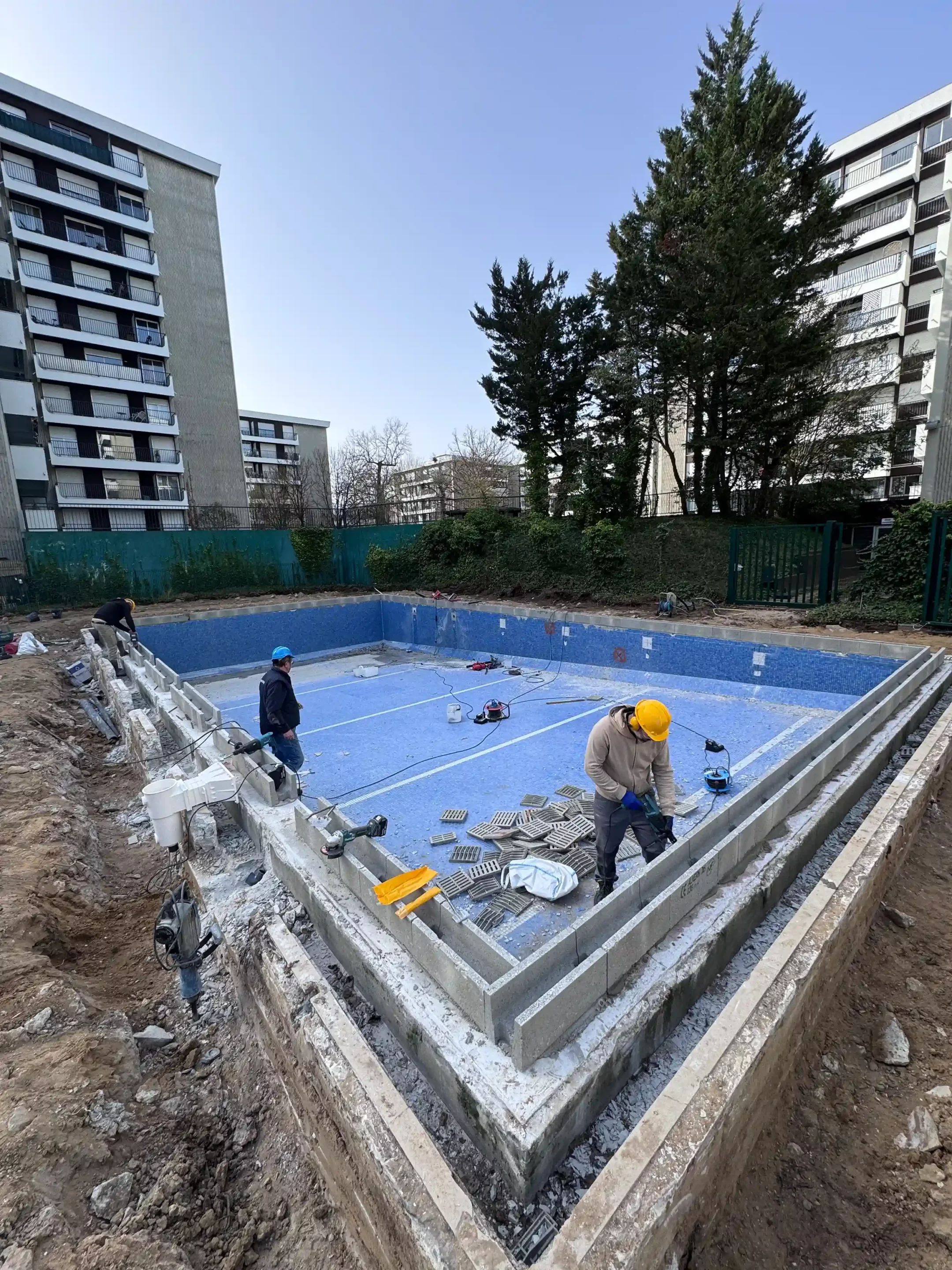 Rénovation d'une piscine collective à Mérignac