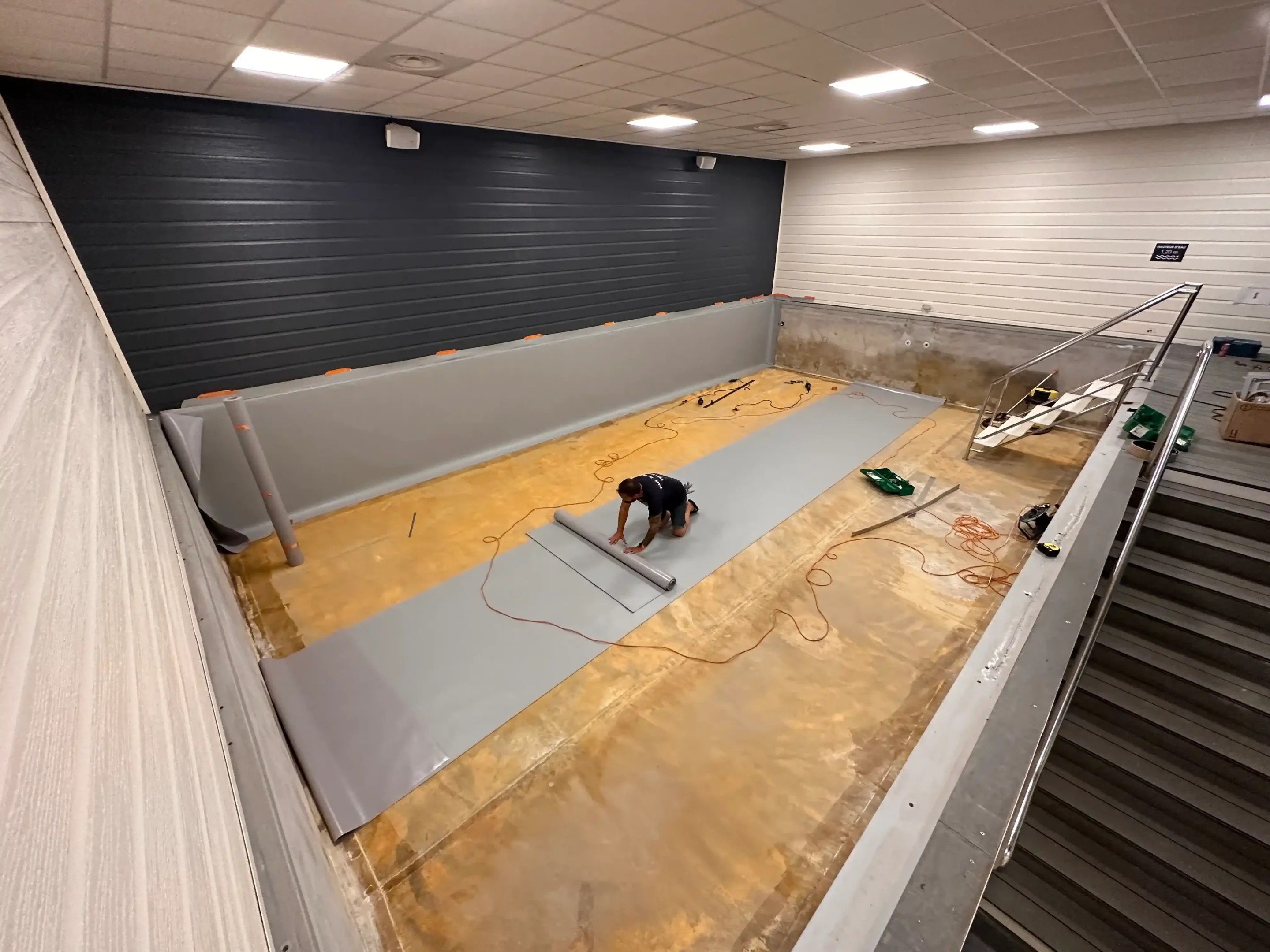 Nouveau revêtement à Sainte-Eulalie