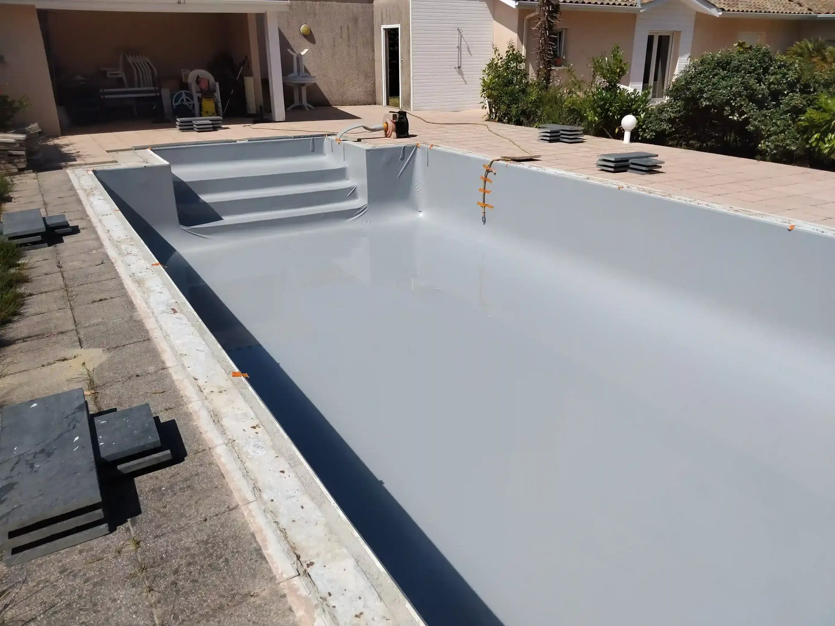 Rénovation de piscine à Carcans